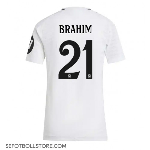 Real Madrid Brahim Diaz #21 Replika Hemmatröja Dam 2024-25 Kortärmad